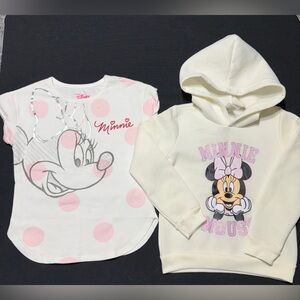 Girls Lot of 2 Disney Tops